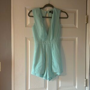 Mint Green Lulu’s romper